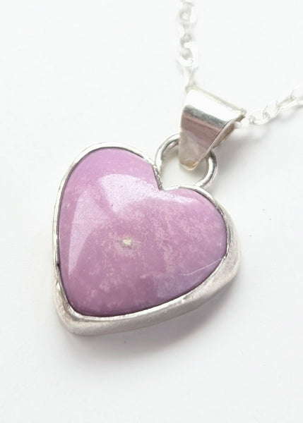 Phosphosiderite Heart Necklace