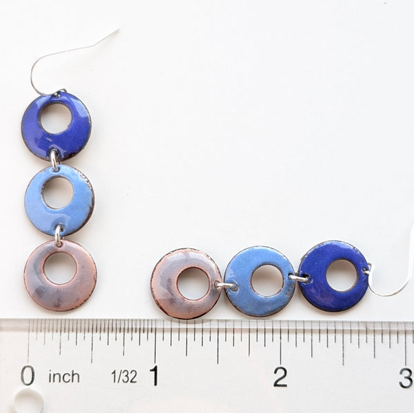 Enameled Earrings