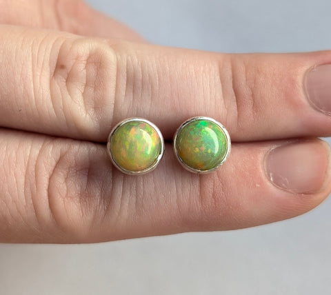 Ethiopian Opal Earrings