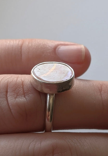 Pink Opal Ring, Size 7