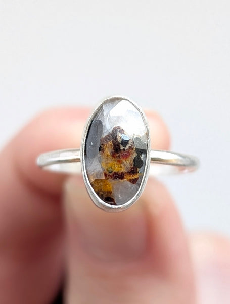 Willemite Stacking Ring, Size 9