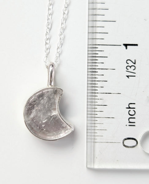 Quartz Moon Necklace