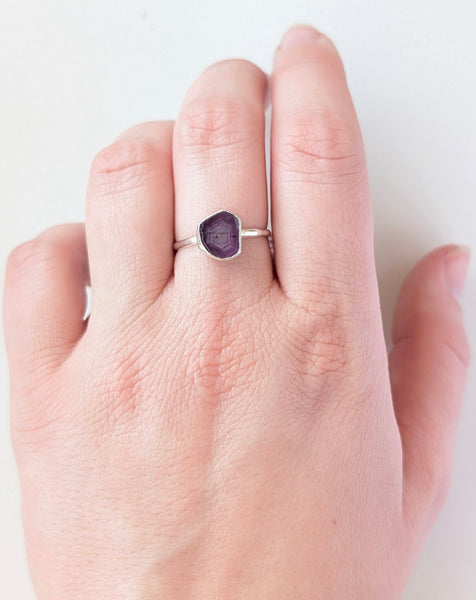 Ruby Stacking Ring, Size 7.5
