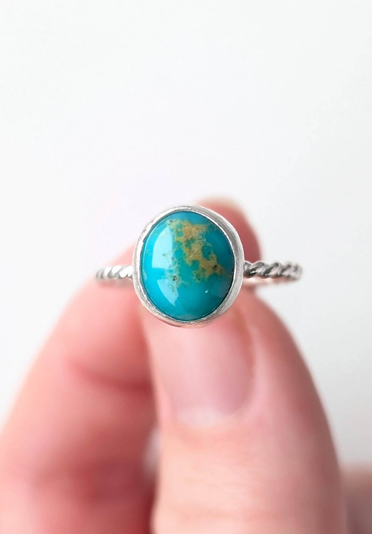 Labonita Turquoise Stacking Ring Size 5.5