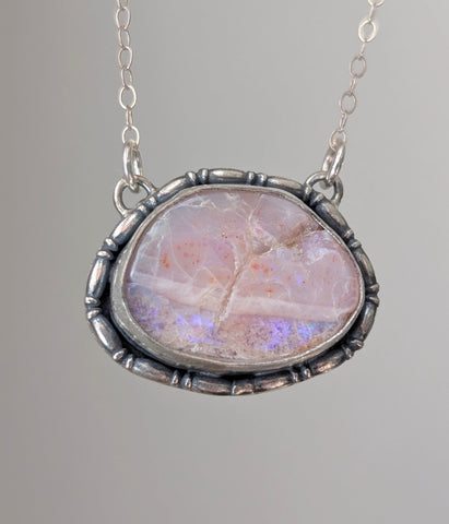 Pink Opal Necklace