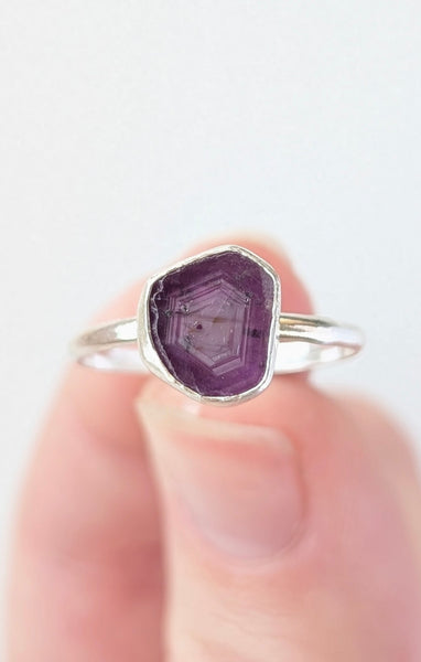 Ruby Stacking Ring, Size 7.5