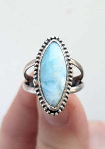 Larimar Ring,Size 8.5