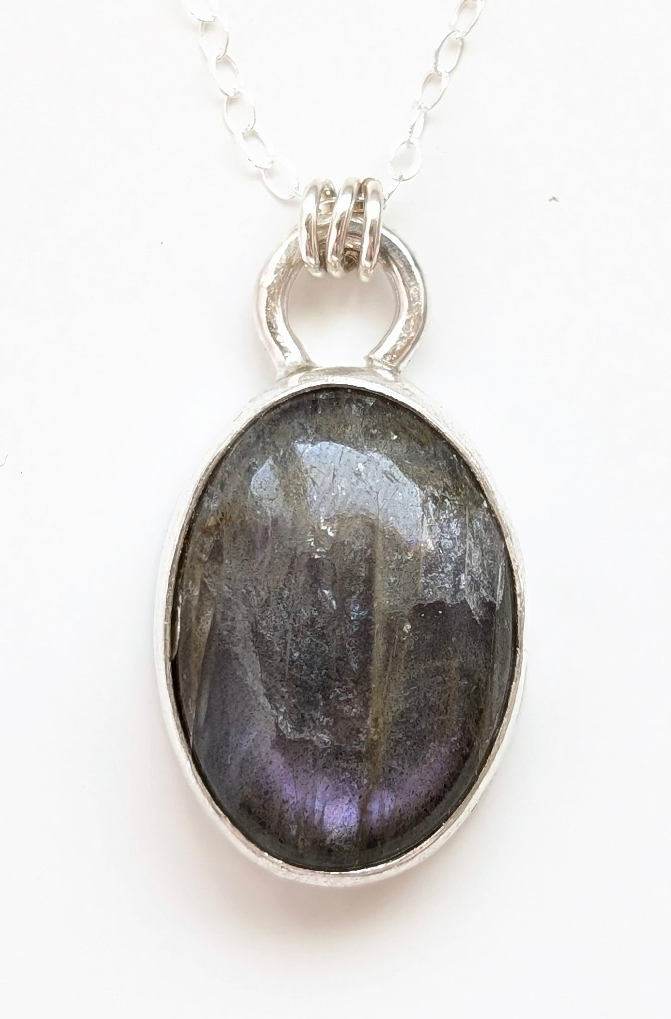 Purple Labradorite Necklace