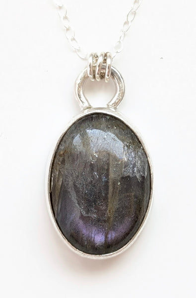 Purple Labradorite Necklace