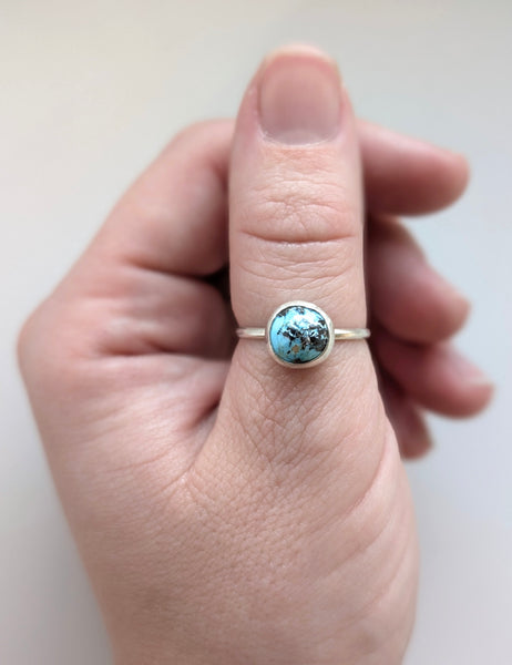 Turquoise Stacking Ring, Size 8.5