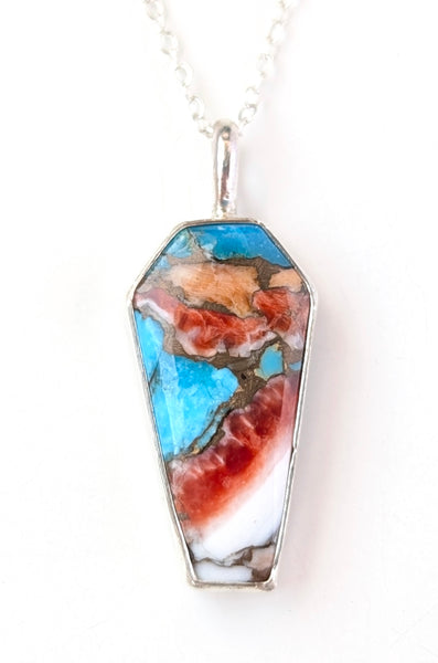 Spiny Oyster Turquoise Mix Necklace