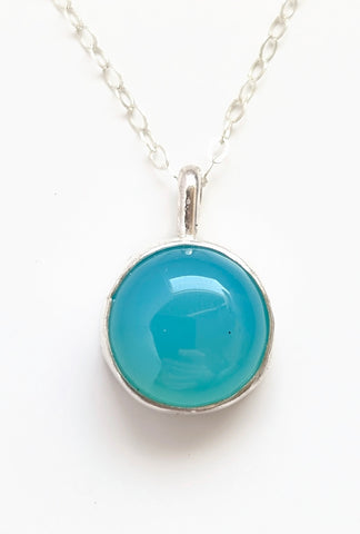 Caribbean Chalcedony Necklace