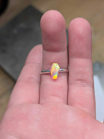 Custom coffin ring