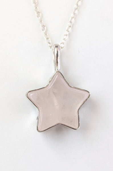 Rose Quartz Star Necklace