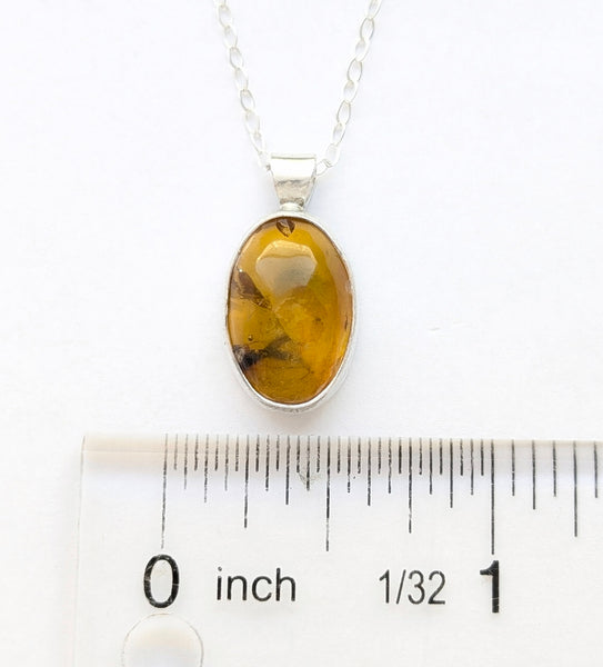 Amber with Inclusion Necklace