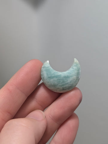 Amazonite Moon Necklace