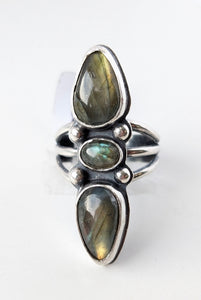 Labradorite Ring, Size 10.5