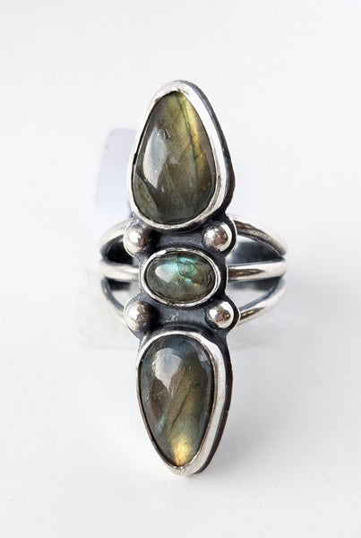 Labradorite Ring, Size 10.5