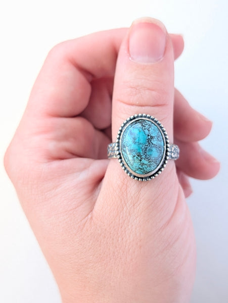 Hubei Turquoise Ring, Size 11.5