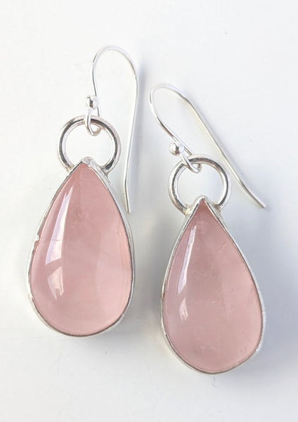 Rose Quartz Earrings