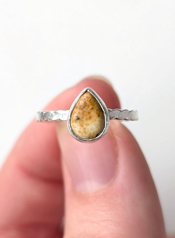 Picture Jasper Stacking Ring Size 5.5
