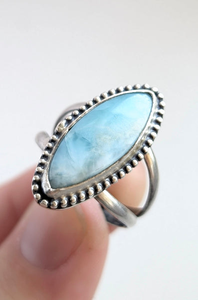 Larimar Ring,Size 8.5