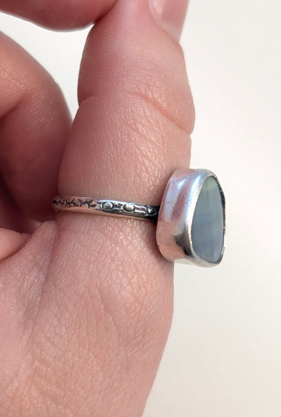 Boulder Opal Doublet Ring, Size 8