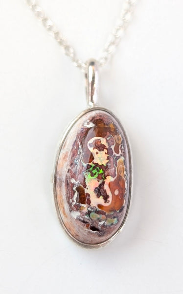 Mexican Fire Opal Necklace