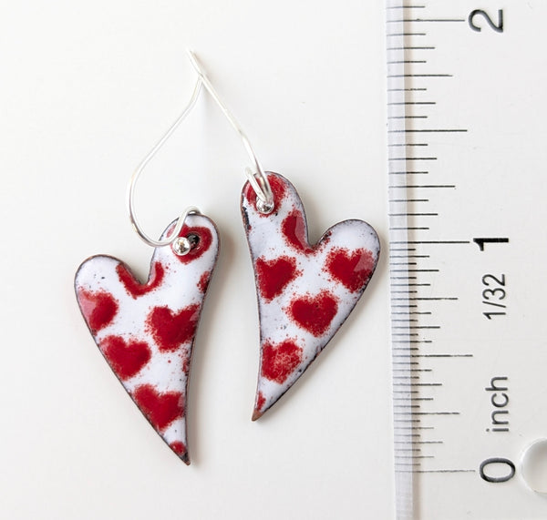 Enameled Earrings