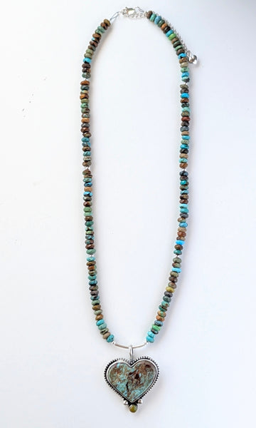 Turquoise Heart Necklace