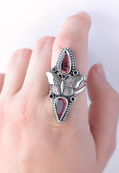 Pink Tourmaline Ring, Size 8
