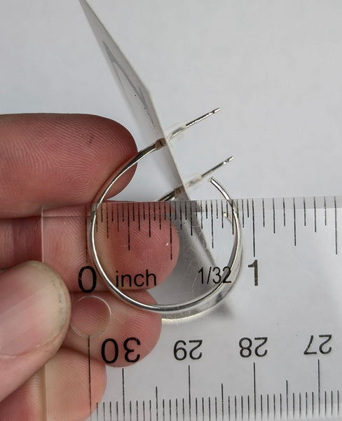 Sterling Silver Hoop Earrings