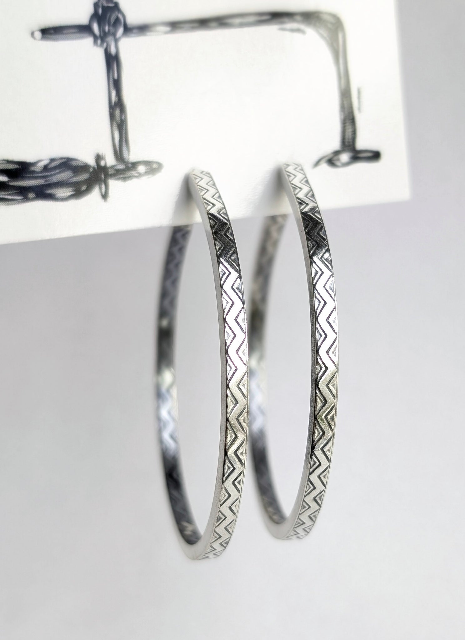 Sterling Silver Hoop Earrings