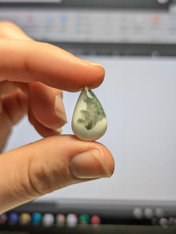Solar Moss Agate Ring