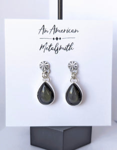 Rainbow Obsidian Earrings