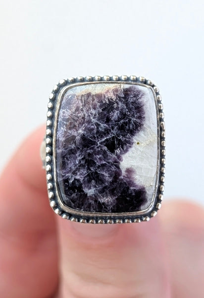 Lepidolite Ring, Size 6.5