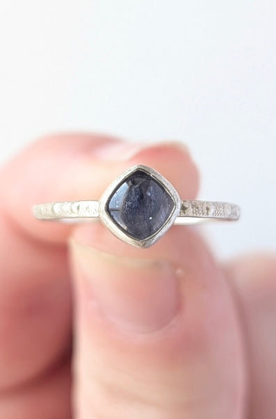 Iolite Stacking Ring, Size 8.5