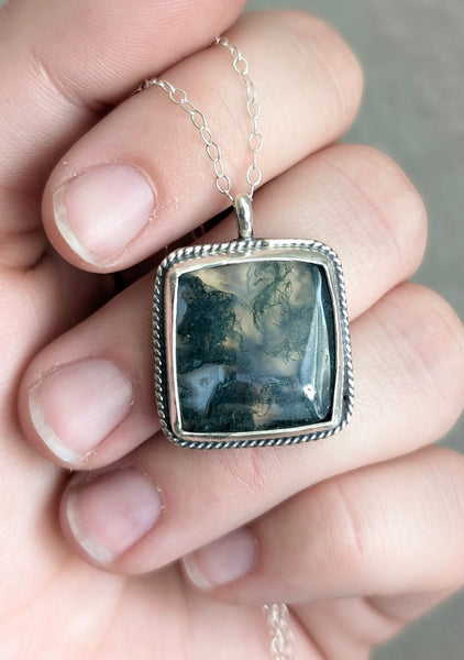 Moss Agate Necklace