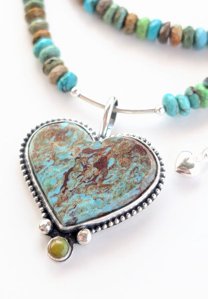 Turquoise Heart Necklace