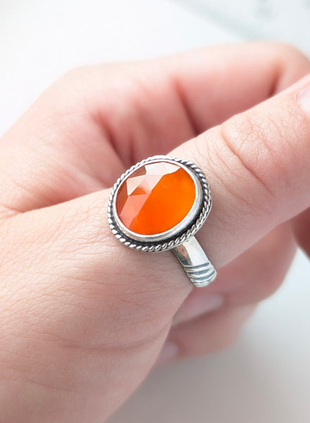Carnelian Ring,Size 9