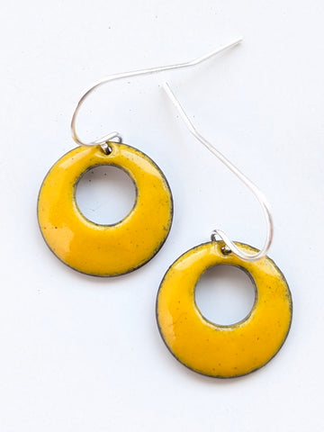 Enameled Earrings