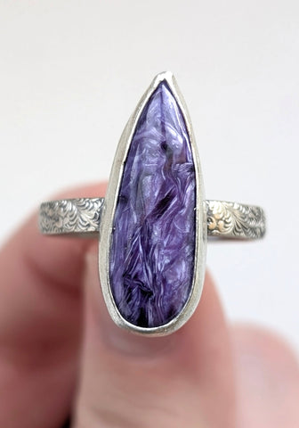Charoite Ring, Size 12