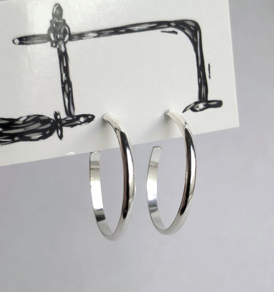 Sterling Silver Hoop Earrings