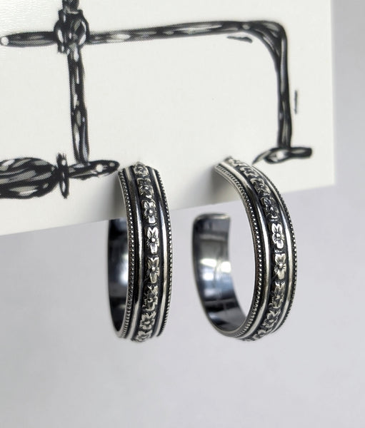 Sterling Silver Hoop Earrings