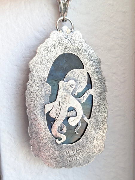 Labradorite Mermaid Necklace