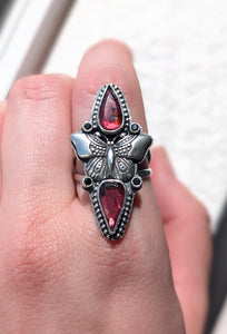 Pink Tourmaline Ring, Size 8
