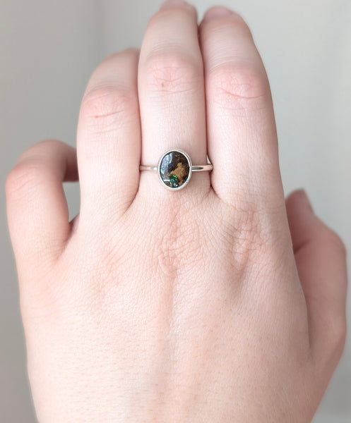Boulder Opal Ring, Size 9