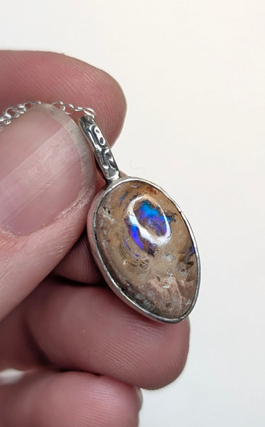 Mexican Fire Opal Necklace