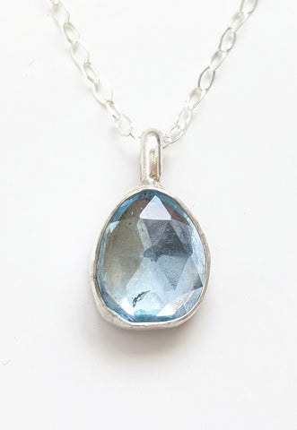 Blue Topaz Necklace