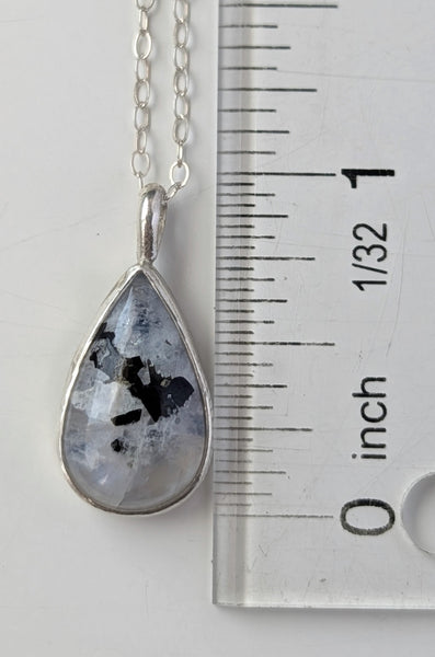 Moonstone with Tourmaline Necklace